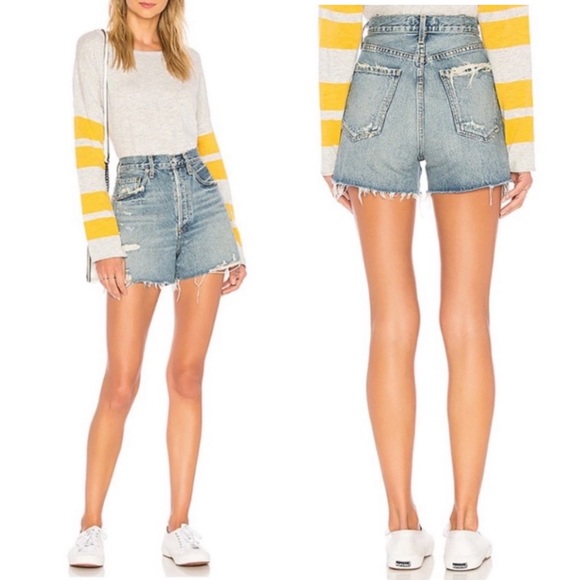 Agolde | Dee Shorts in Ricochet 27 - Picture 9 of 9